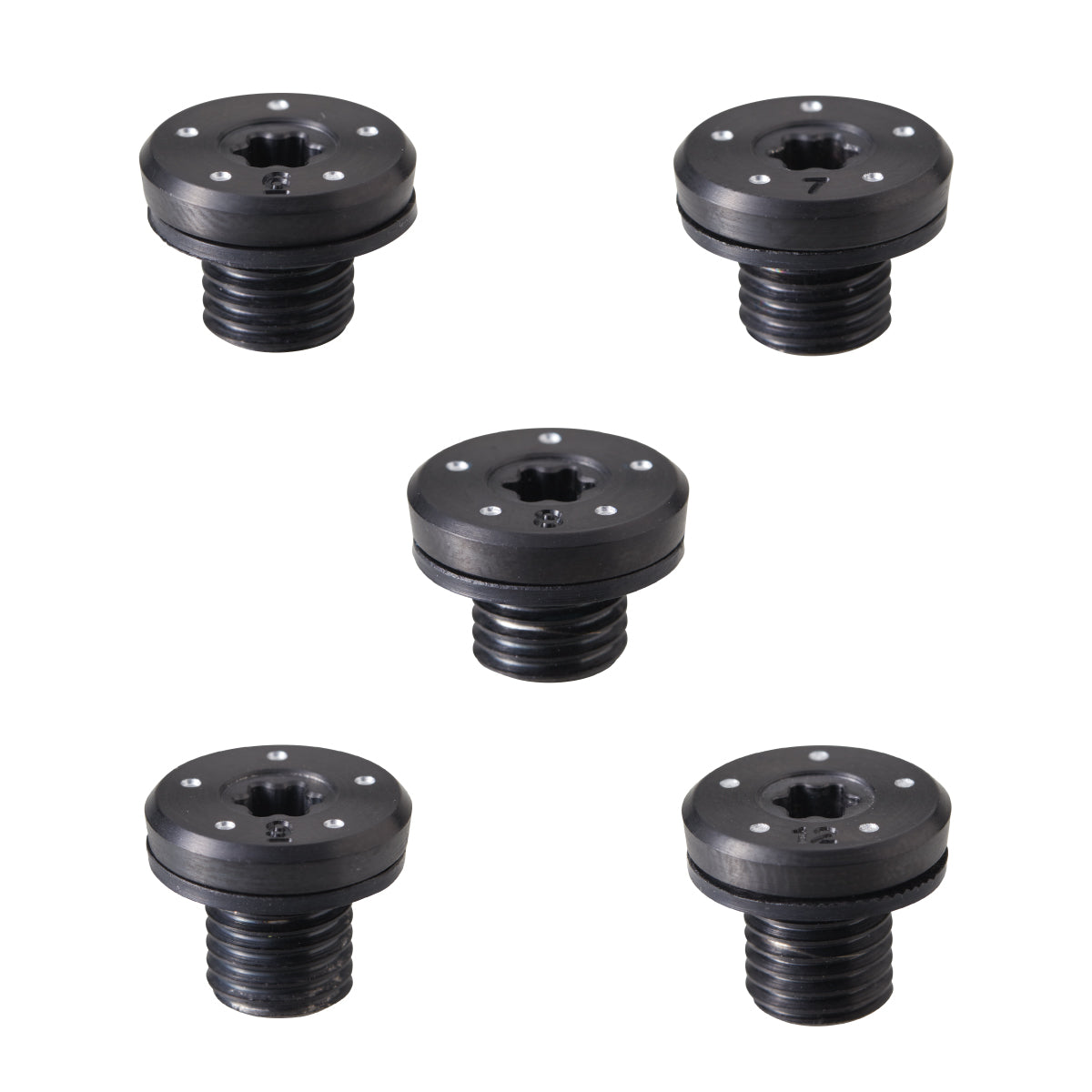 ウエイト単品(ブラック*シルバードット)【ネコポス対象】