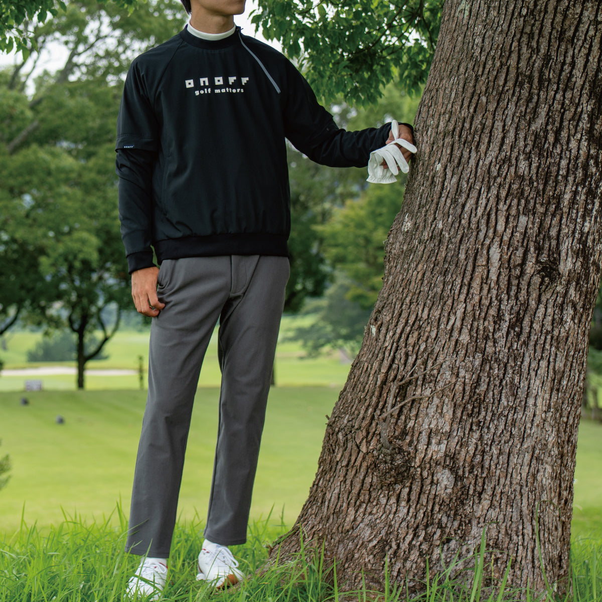 Men’s Crew Neck Pullover Blouson ODB201