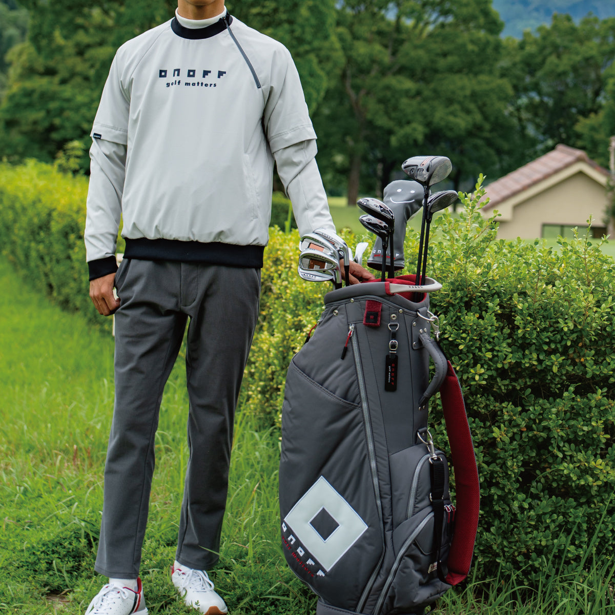 Men’s Crew Neck Pullover Blouson ODB201
