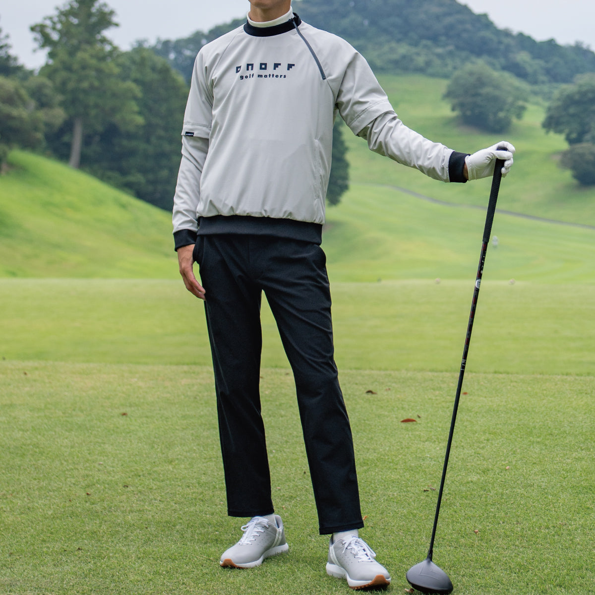 Men’s Crew Neck Pullover Blouson ODB201