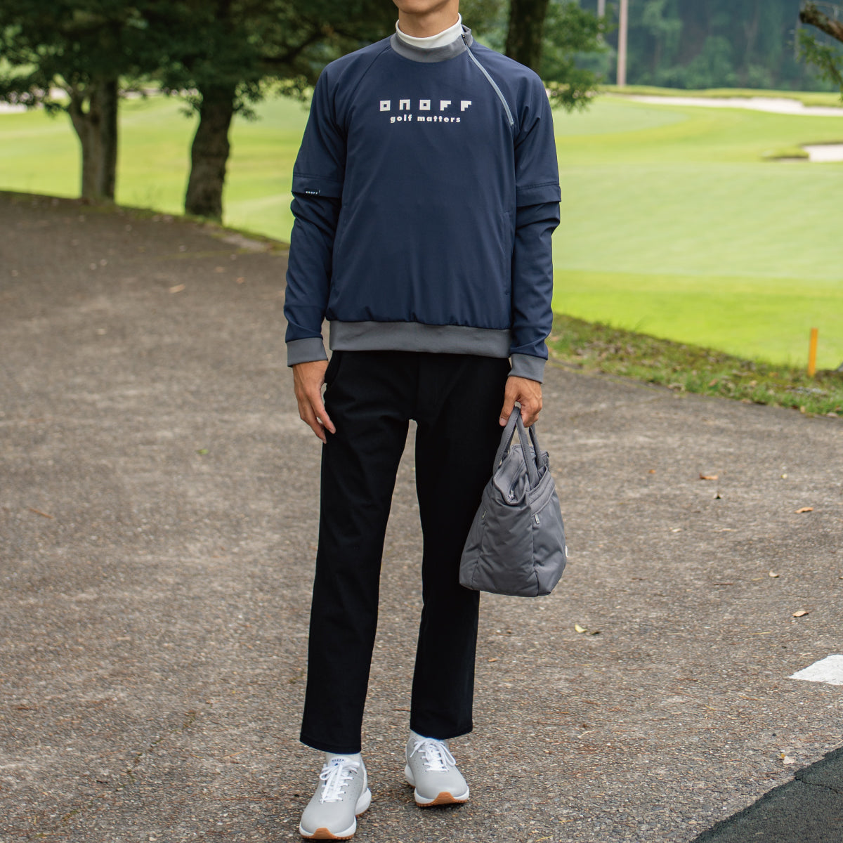 Men’s Crew Neck Pullover Blouson ODB201