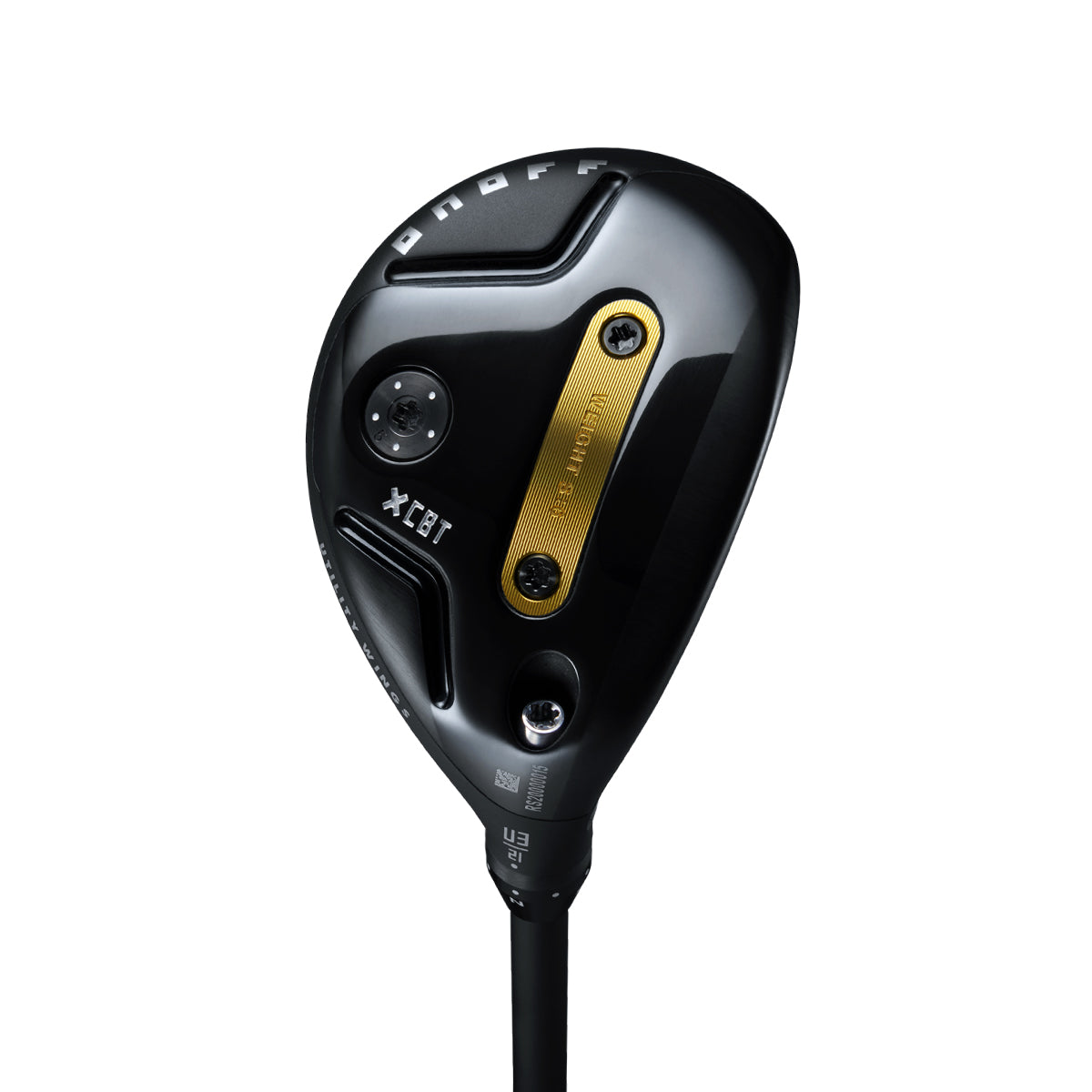 ラウンド未使用 オノフ クロ 4UTスチール ファイバー HLS ハイブリッド CLUB ONOFF（クラブオノフ）