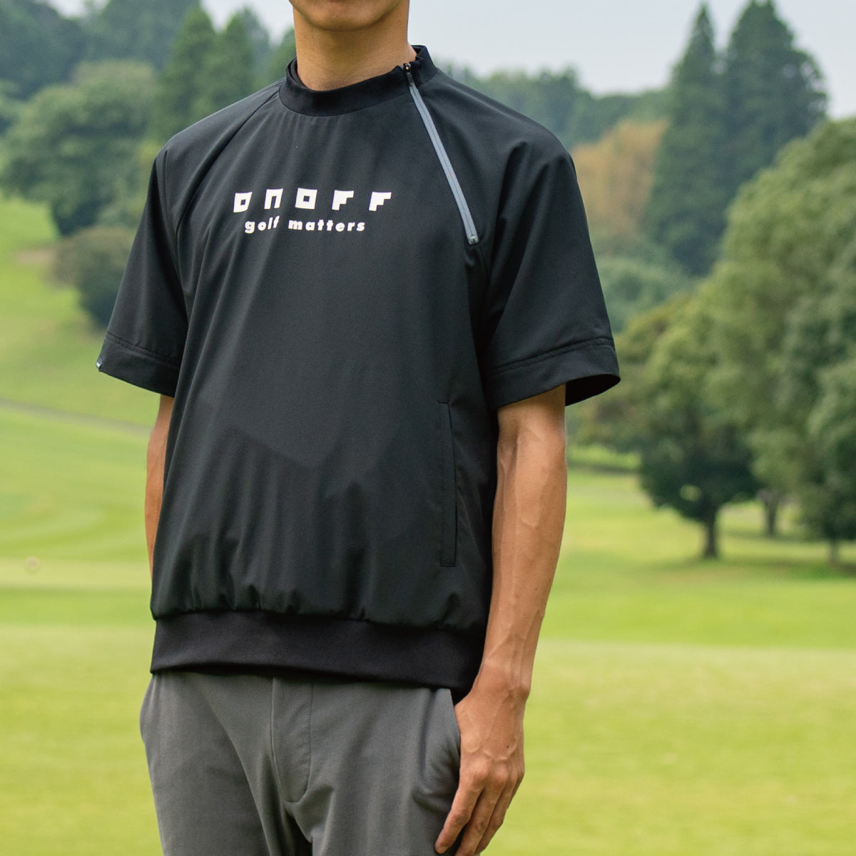 Men’s Crew Neck Pullover Blouson ODB201